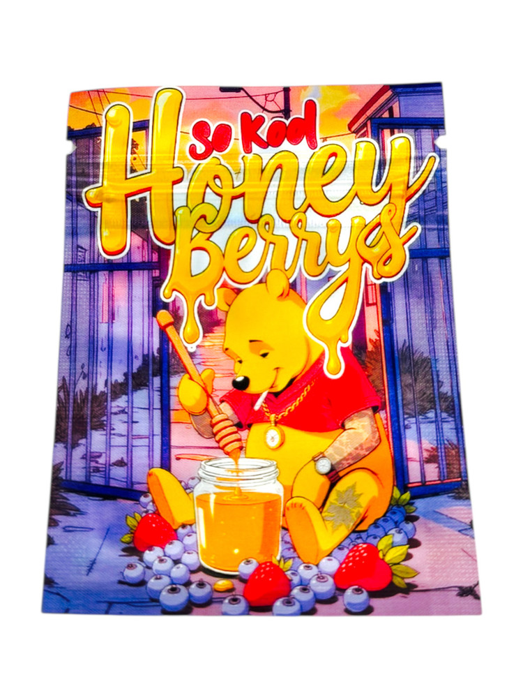 SMELL PROOF 1G MYLAR BAGS - PACK OF 100 (DESIGN #19)