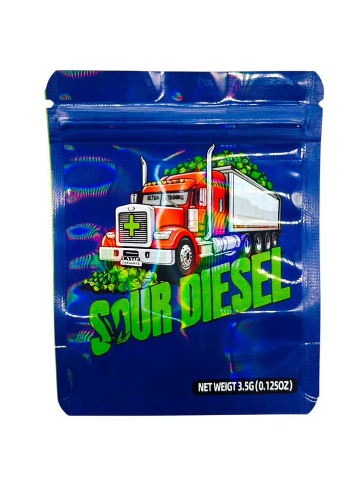 SMELL PROOF 3.5G MYLAR BAGS - PACK OF 100 (DESIGN #38)