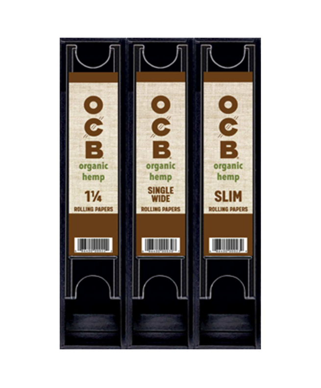 MODULAR OCB ORGANIC HEMP 3 SLOTS - DISPLAY OF 72