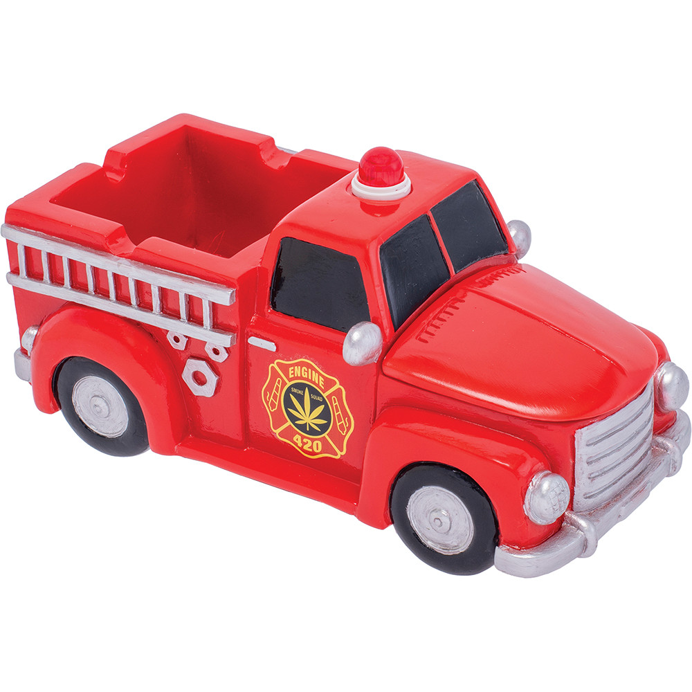 FUJIMA RED 420 FIRETRUCK ASHTRAY & STASH