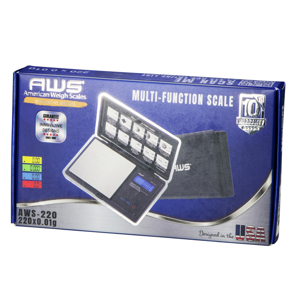 AWS DIGITAL SCALE 220g x 0.01g