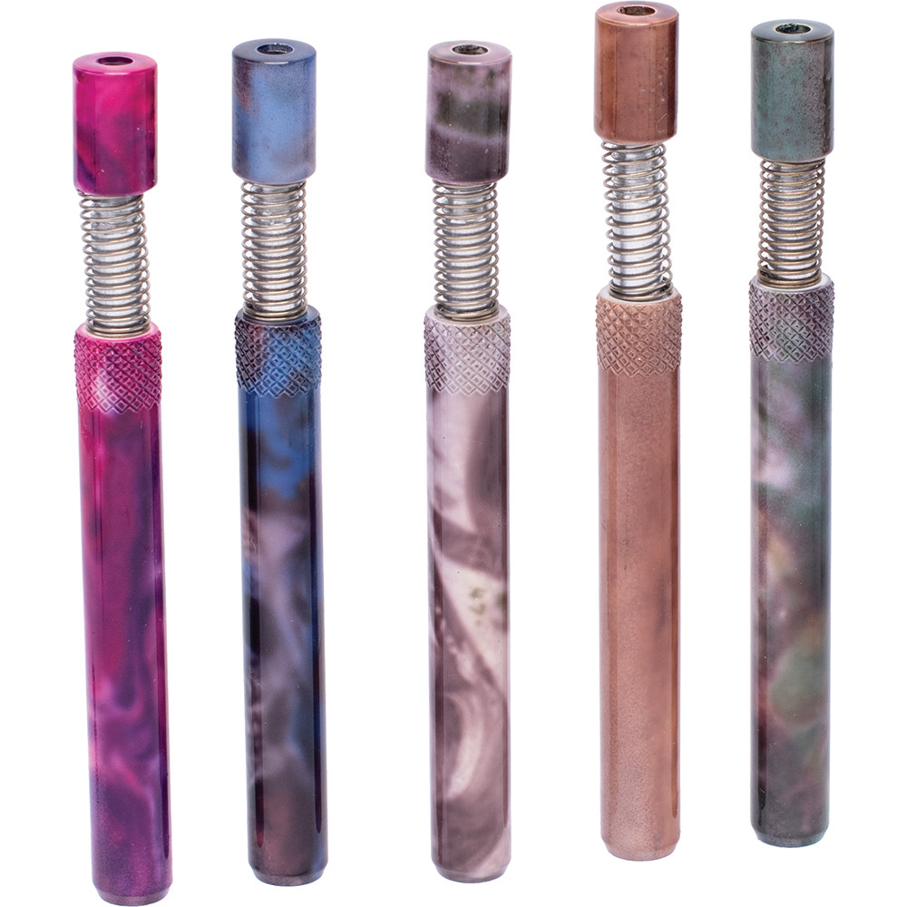 MIX SELF EJECTING SPRING METAL BATS - DISPLAY OF 50