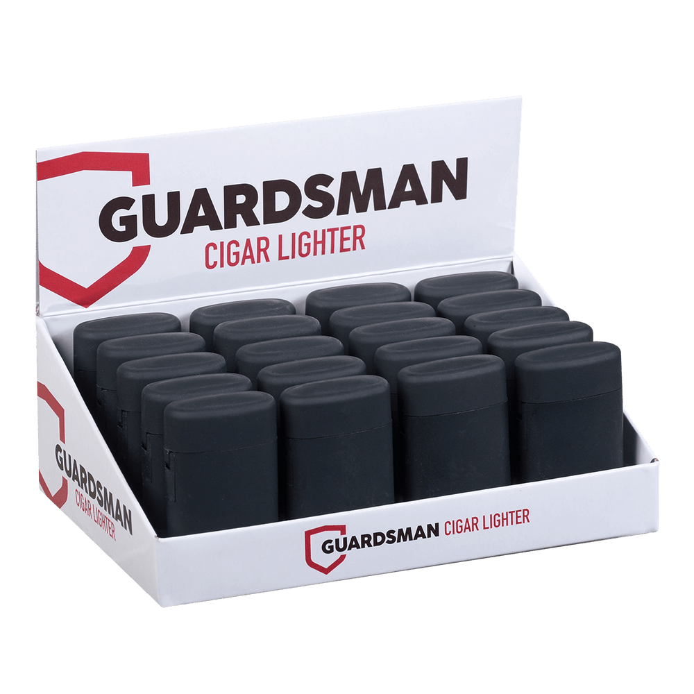 GUARDSMAN KNIGHT LOGO SPARK LIGHTER - DISPLAY OF 20