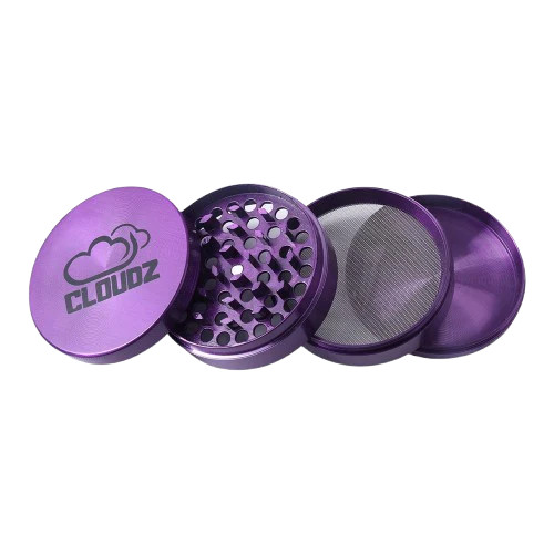 CLOUDZ SMOKE 75MM METAL GRINDER - DISPLAY OF 6