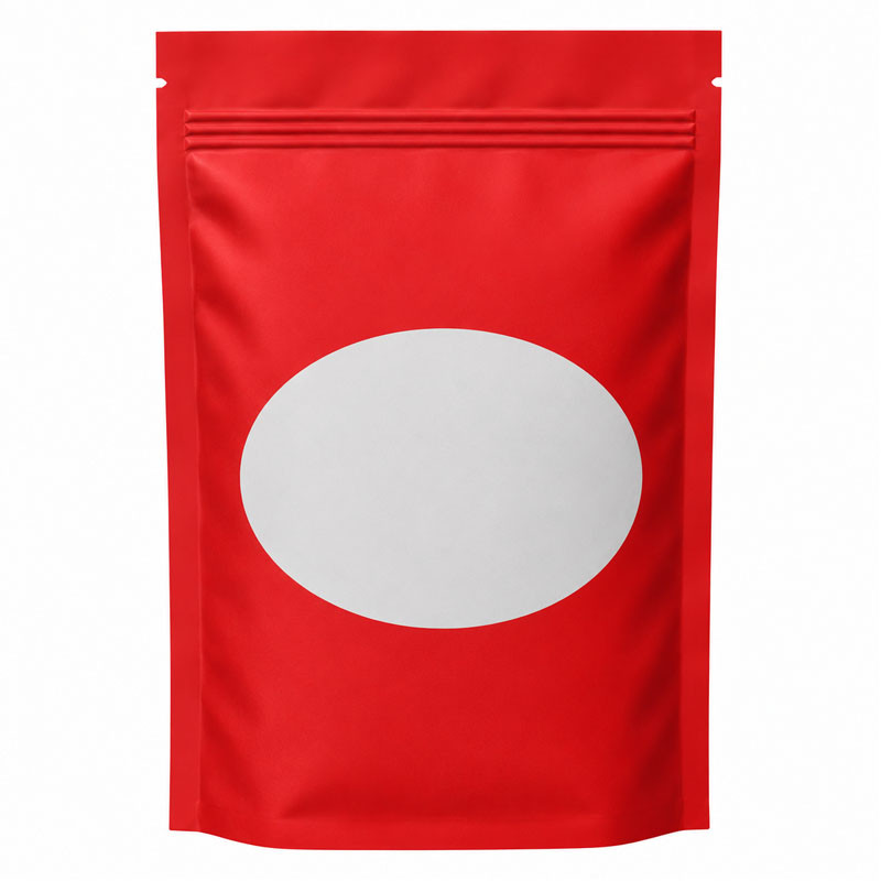 PLAIN MYLAR WITH WINDOW SMELL PROOF BAGS 3.5G - BAG OF 50 COUNT