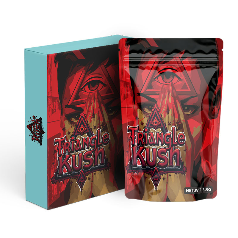SMELL PROOF 3.5G MYLAR PLASTIC BAGS WITH MATCHING PACK - BAG OF 50 - STYLE 16
