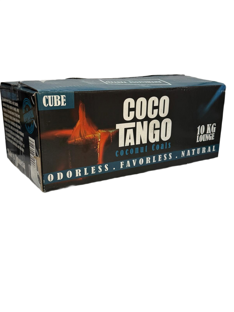 COCO TANGO COCONUT CHARCOAL 720 CUBES 10KG DISPLAY