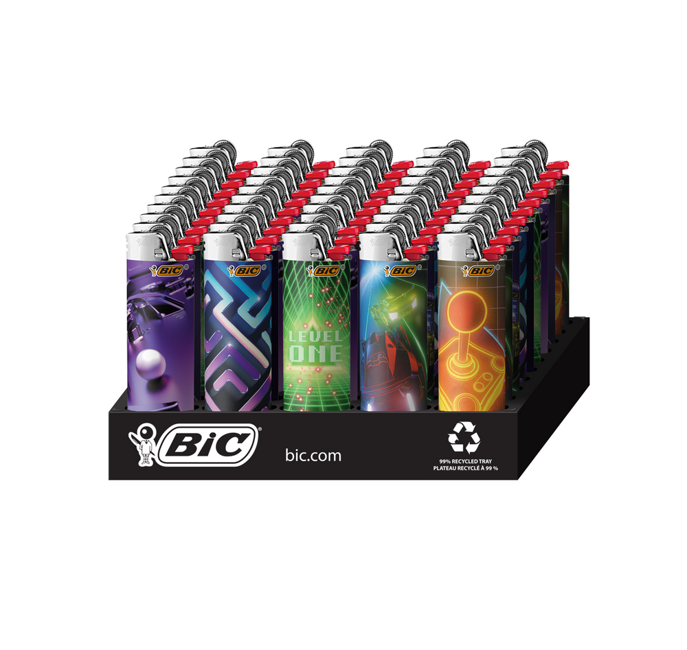 BIC GAMING LIGHTER - DISPLAY OF 50