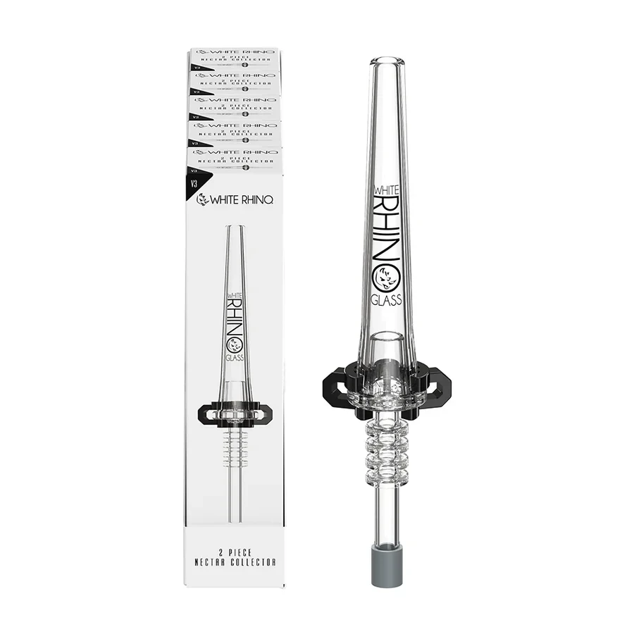 WHITE RHINO 2 PIECE V3 NECTAR COLLECTOR - DISPLAY OF 5