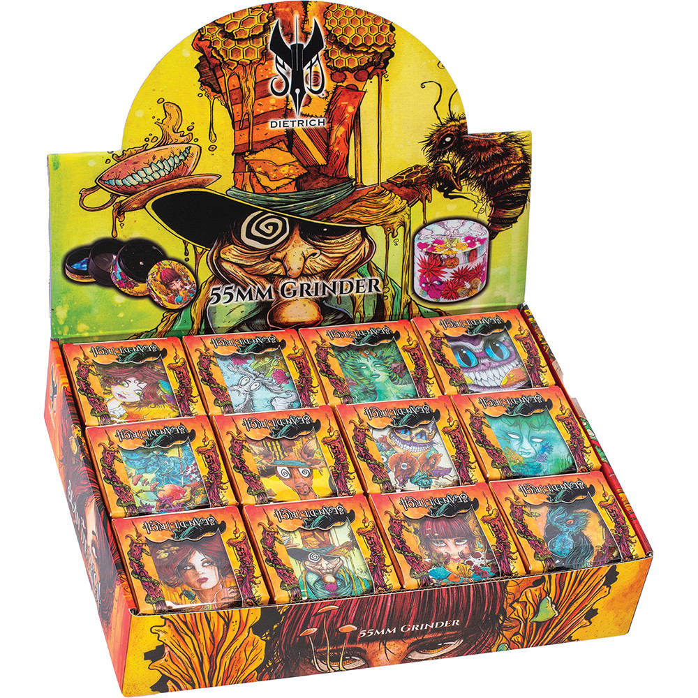 SEAN DIETRICH 55MM GRINDERS - DISPLAY OF 12