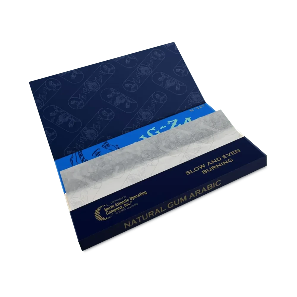 ZIG ZAG ULTRA THIN NATURAL GUM 1 1/2 SIZE ROLLING PAPERS 32-PACK BOOKLET- DISPLAY OF 24