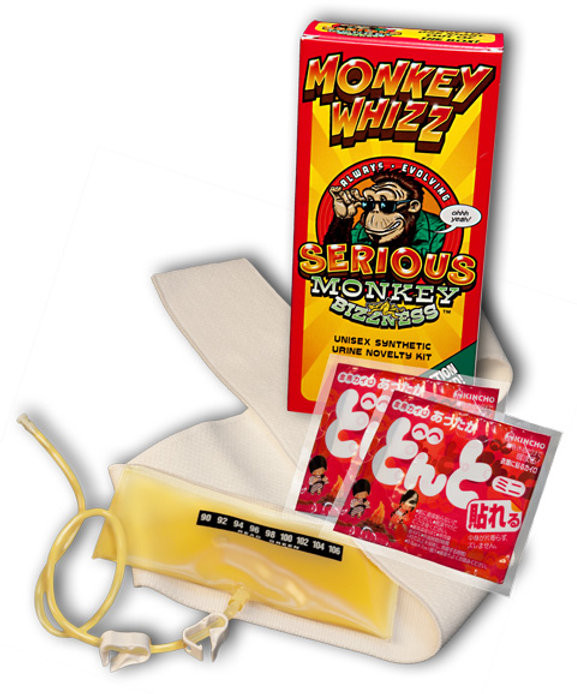MONKEY WHIZZ UNISEX IMITATION URINE NOVELTY KIT