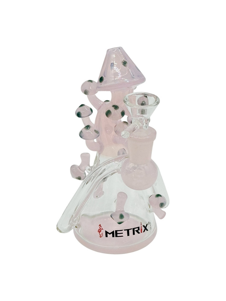 METRIX MUSHROOM LAND WATERPIPE ASSORTED COLOR 6"