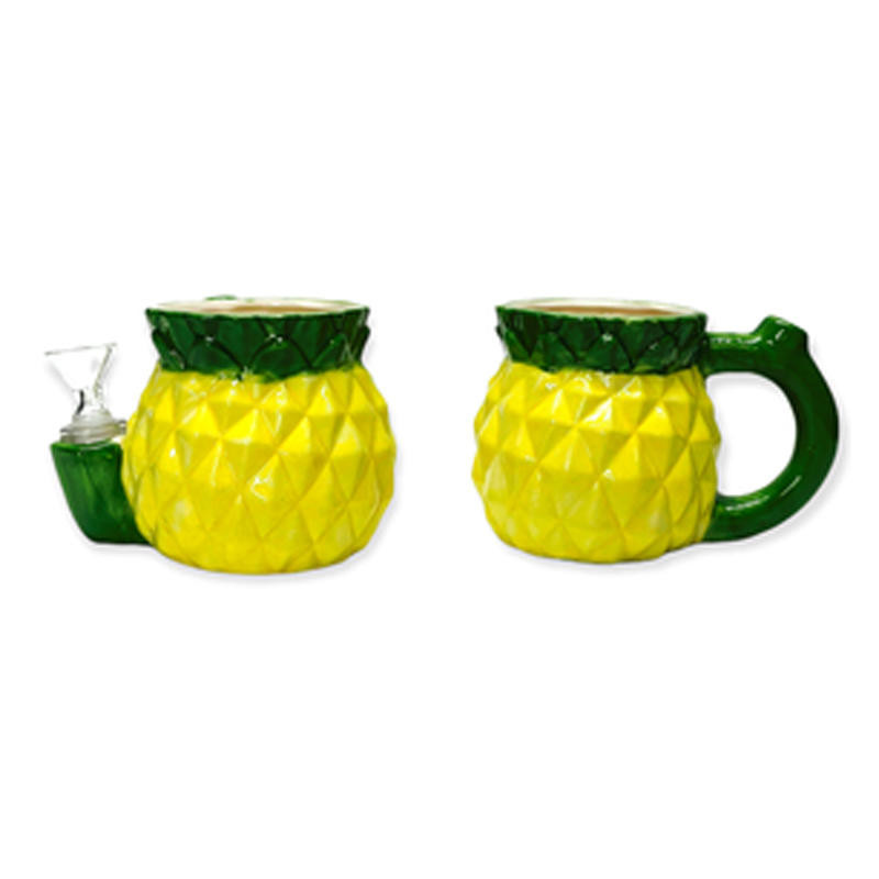 PINEAPPLE SHAPED CERAMIC HANDPIPE 6 HP100361