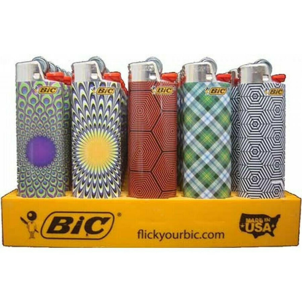  BIC GEOMETRIC LIGHTER DISPLAY - 50CT(BIC37) 