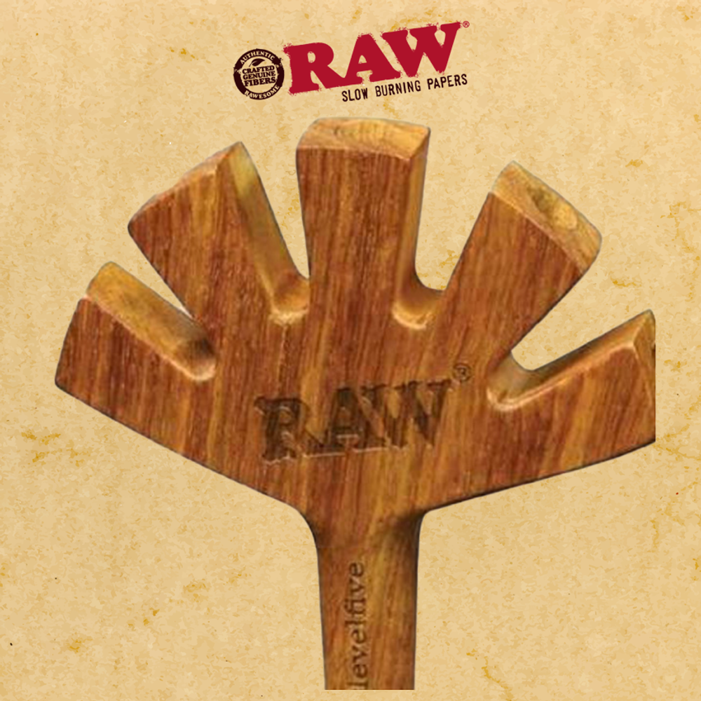 RAW FIVE ON IT WOODEN CIGARETTE HOLDER