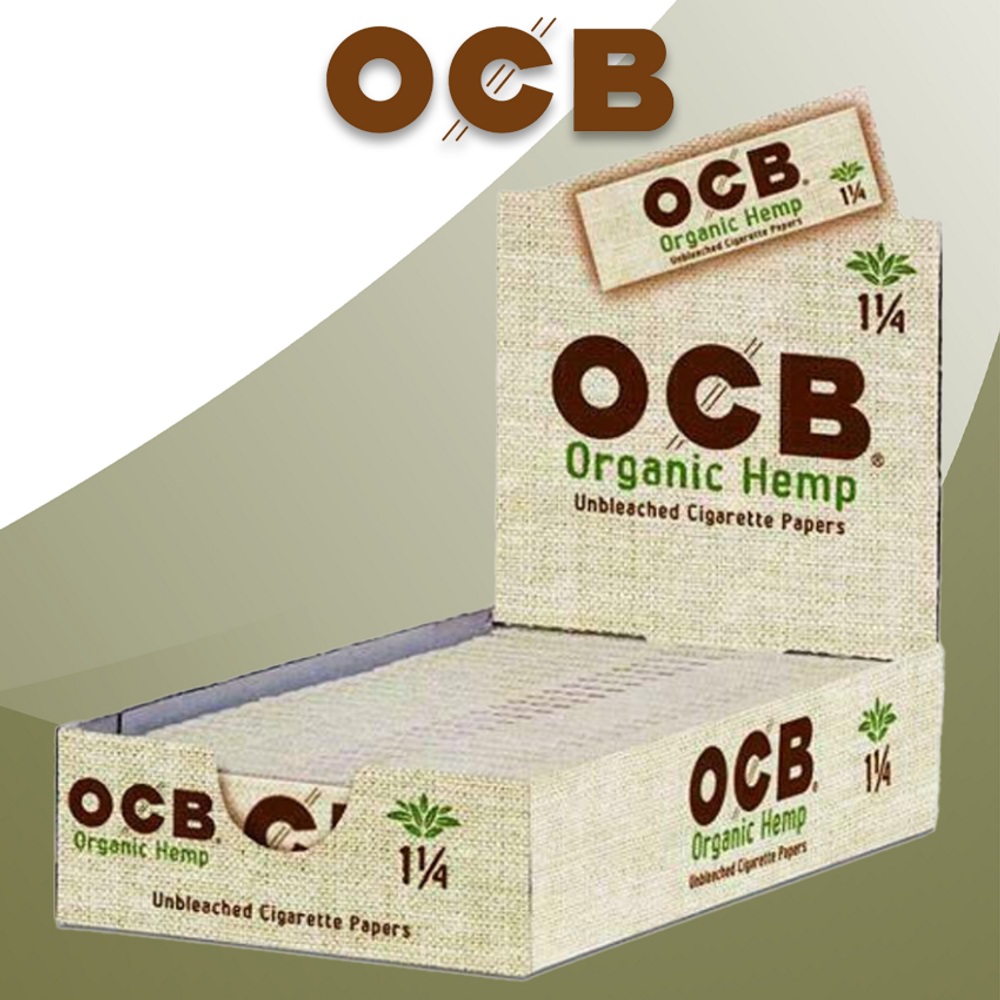 OCB ORGANIC 1 1/4 ROLLING PAPER - 24CT