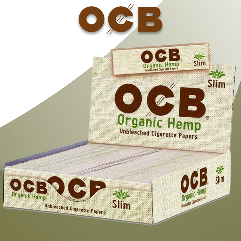 OCB ORGANIC SLIM ROLLING PAPER - 24CT