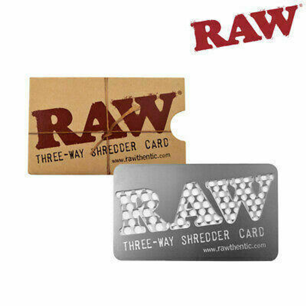  RAW THREE-WAY SHREDDER CARD - 1CT 