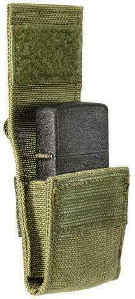  ZIPPO - TACTICAL POUCH & BLACK CRACKLE WINDPROOF LIGHTER GIFT SET - 1CT 