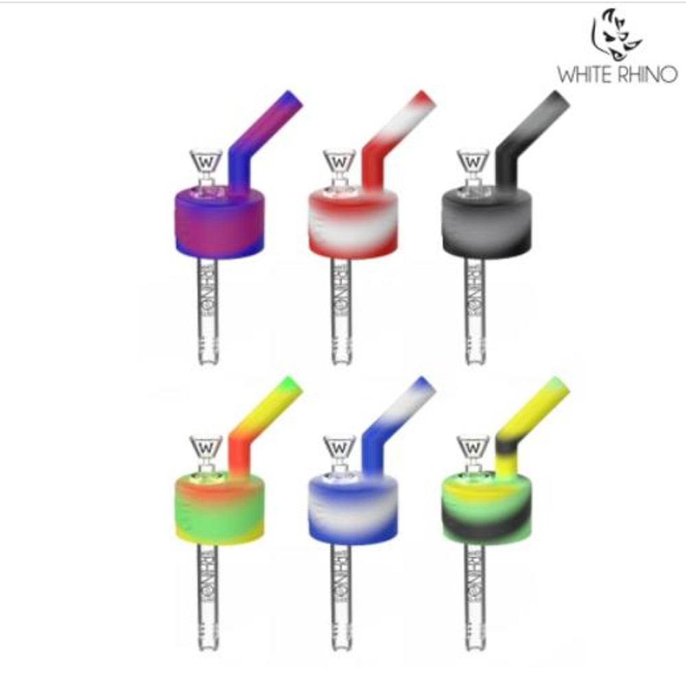  WHITE RHINO POP TOP WATERPIPE ADAPTOR (WP1043) - MIXED COLOR 