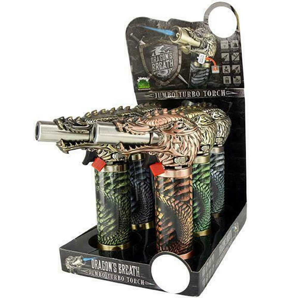  DRAGON JUMBO TORCH - SMOKE ZILLA - DISPLAY OF 6CT 