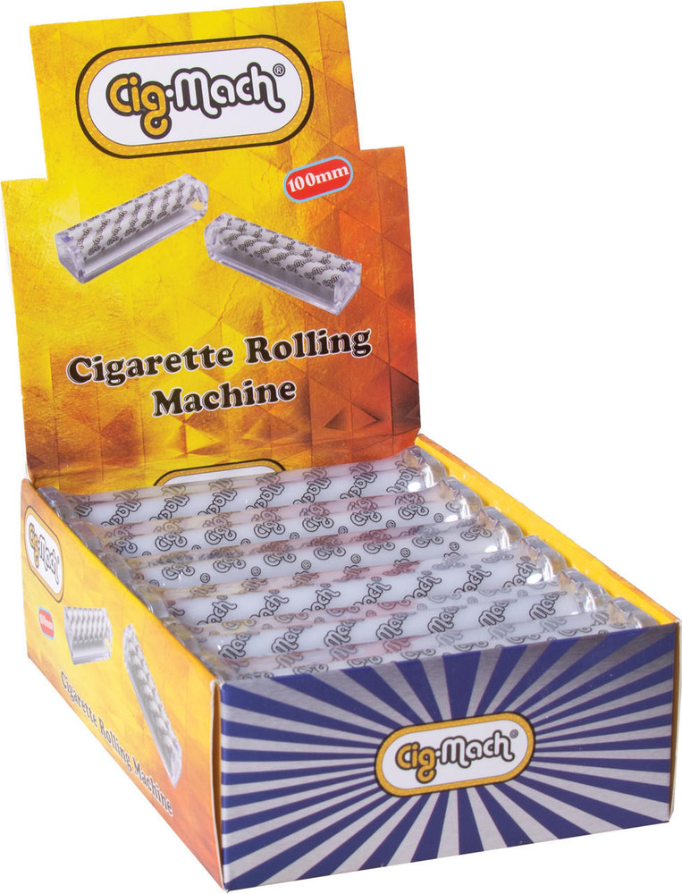  CIG-MACH 100MM ROLLING MACHINE WITH SILICONE LINE - 12CT 