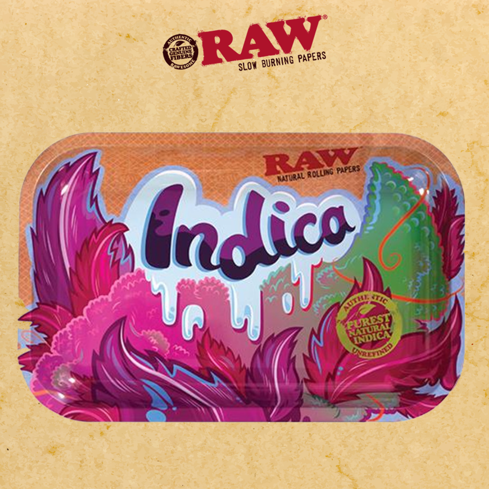 INDICA - RAW 7x11 SMALL ROLLING TRAY (RAWTRAY35)