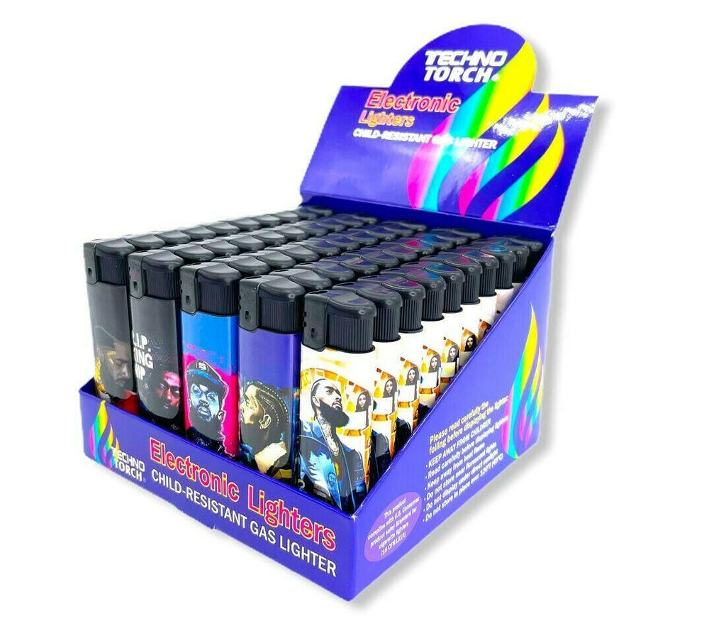  TECHNO TORCH - ELECTRONIC LIGHTER DISPLAY - 50CT 