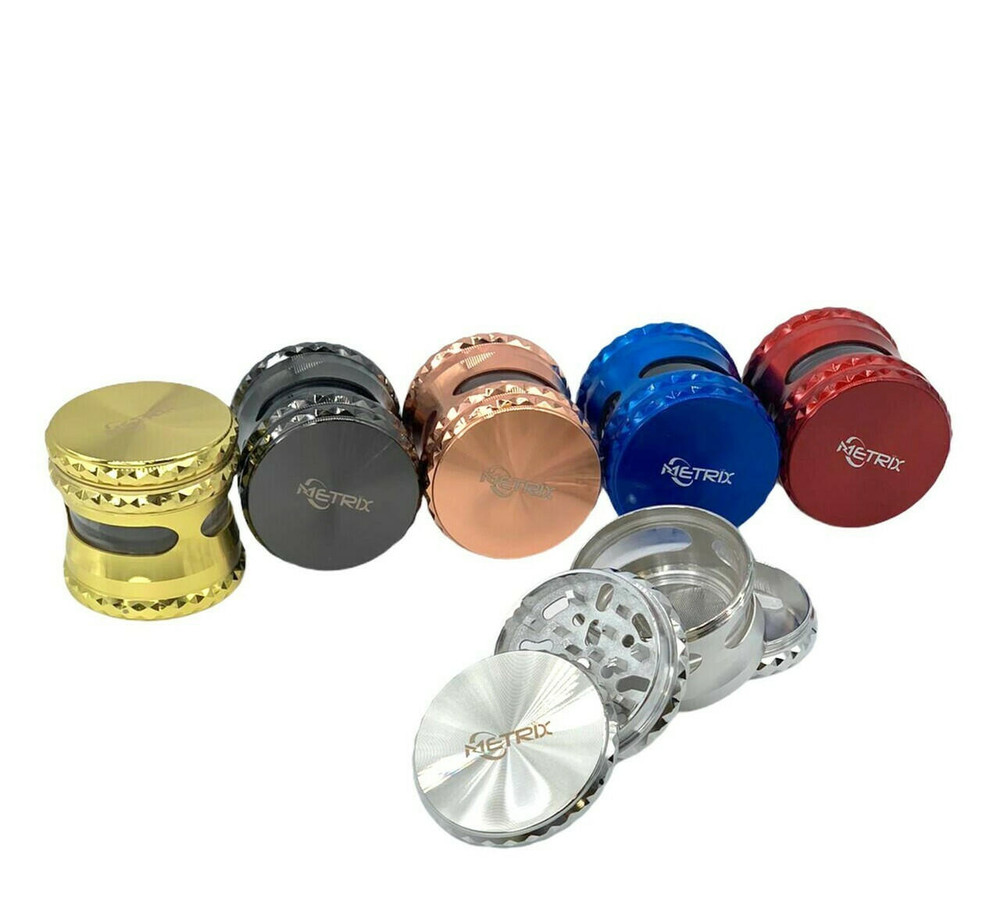  METRIX G-42 WINDOW 63MM 4 LAYERS GRINDER - DISPLAY OF 6CT 