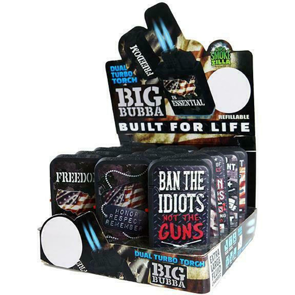 SMOKEZILLA - BIG BUBBA TORCH LIGHTER - DISPLAY OF 15CT