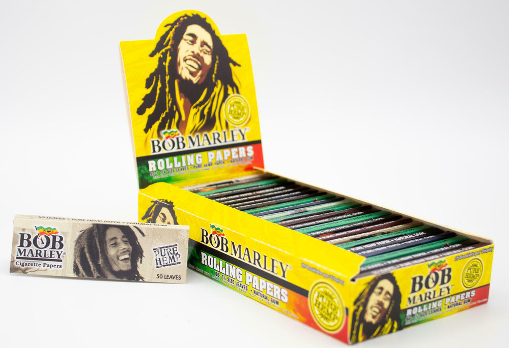  BOB MARLEY 1.25 ROLLING PAPER DISPLAY - 25CT 