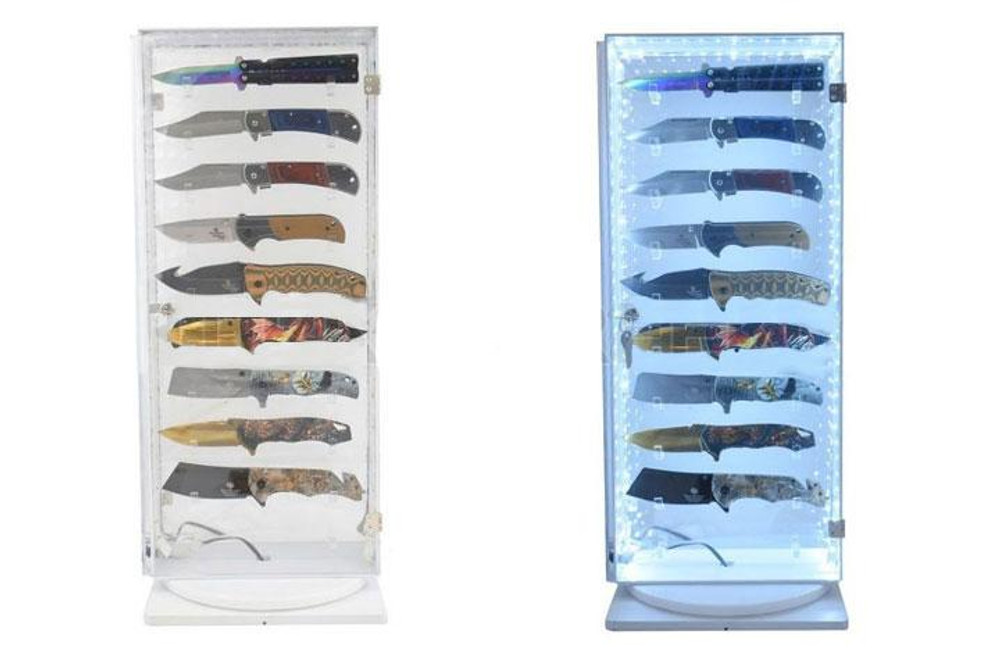 SNAKE EYE COUNTERTOP LED KNIFE DISPLAY - 20CT DISPLAY