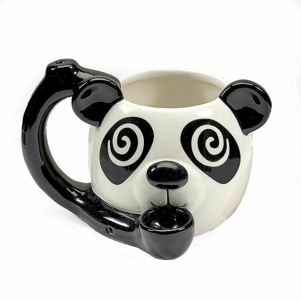 PANDA SHAPE MUG CERAMIC HANDPIPE - 1CT