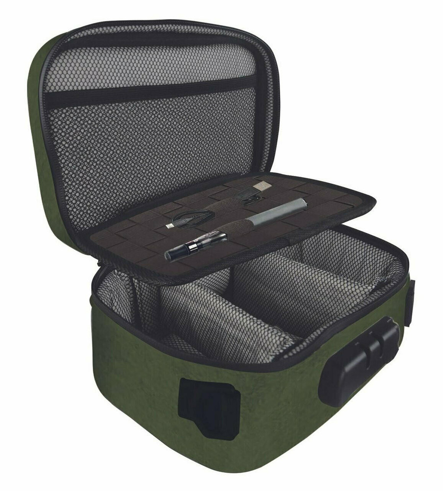 SMOKEZILLA - SMELL PROOF CANVAS LOCKING BAG MIX B - 4CT DISPLAY