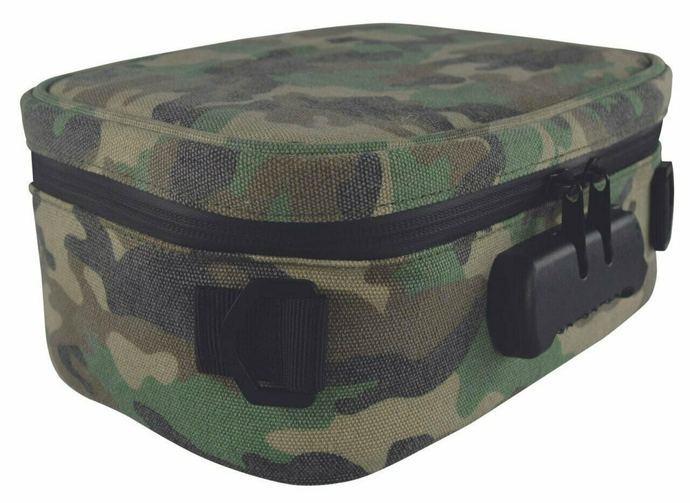 SMOKEZILLA - SMELL PROOF CANVAS LOCKING BAG MIX B - 4CT DISPLAY