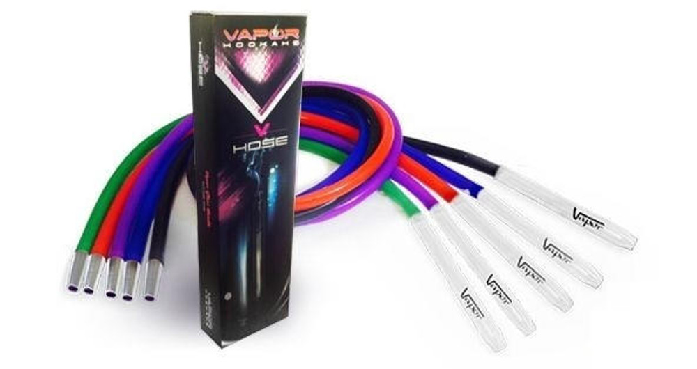 VAPOR HOOKAH SILICONE V-HOSE MIXED COLOR - 1CT