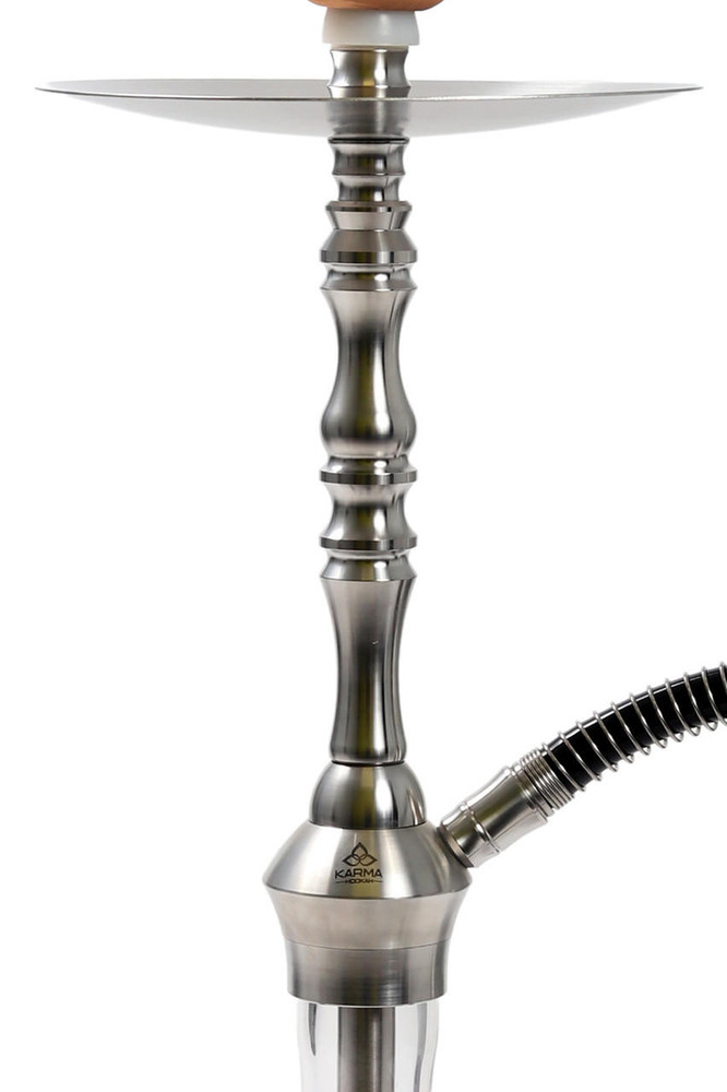 KARMA VEGA 1 HOSE HOOKAH - STAINLESS STEEL 26 HOOKAH200