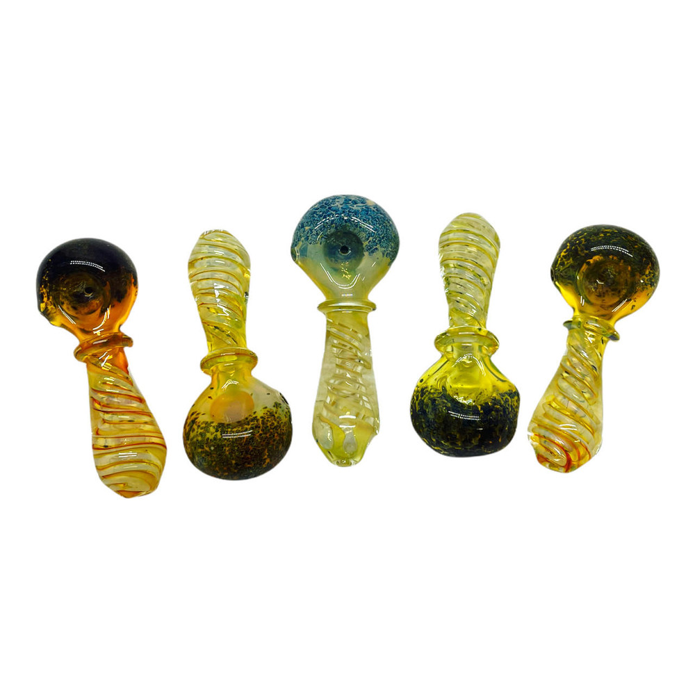FUMED WITH RING ON BODY HANDPIPE 4 - BAG OF 5CT HP100227
