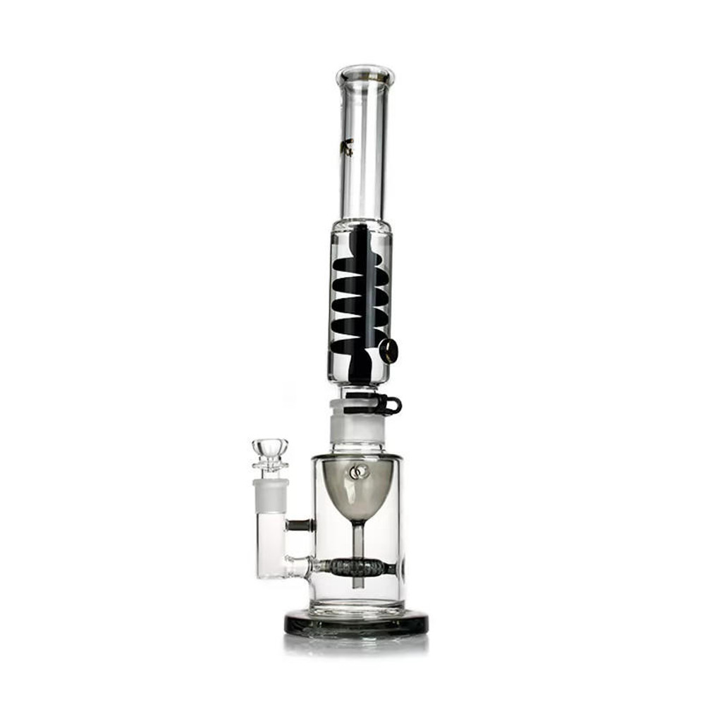 PHOENIX STAR FREEZEABLE COIL WITH CONE AND DISC PERC WATERPIPE 18 WP100631