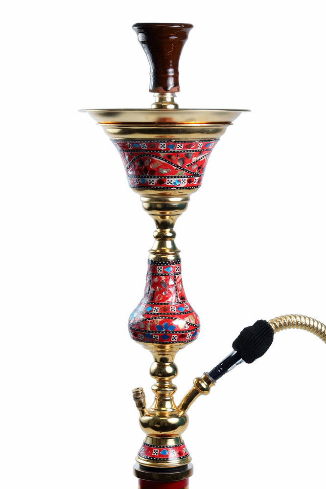  ADAM GROUP ONE FLOOR SHELL LAMP ICE SINGLE HOSE HOOKAH 31" 