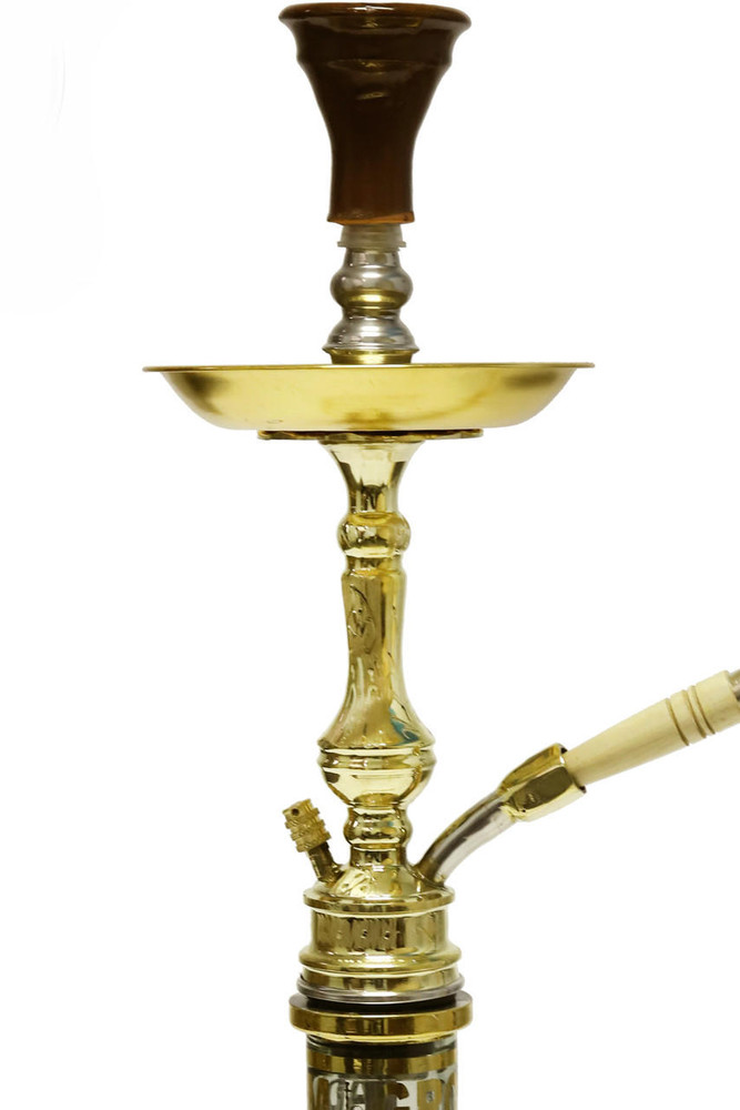 ADAM GROUP ONE FLOOR VERGINIA SINGLE HOSE HOOKAH 28 - GOLD