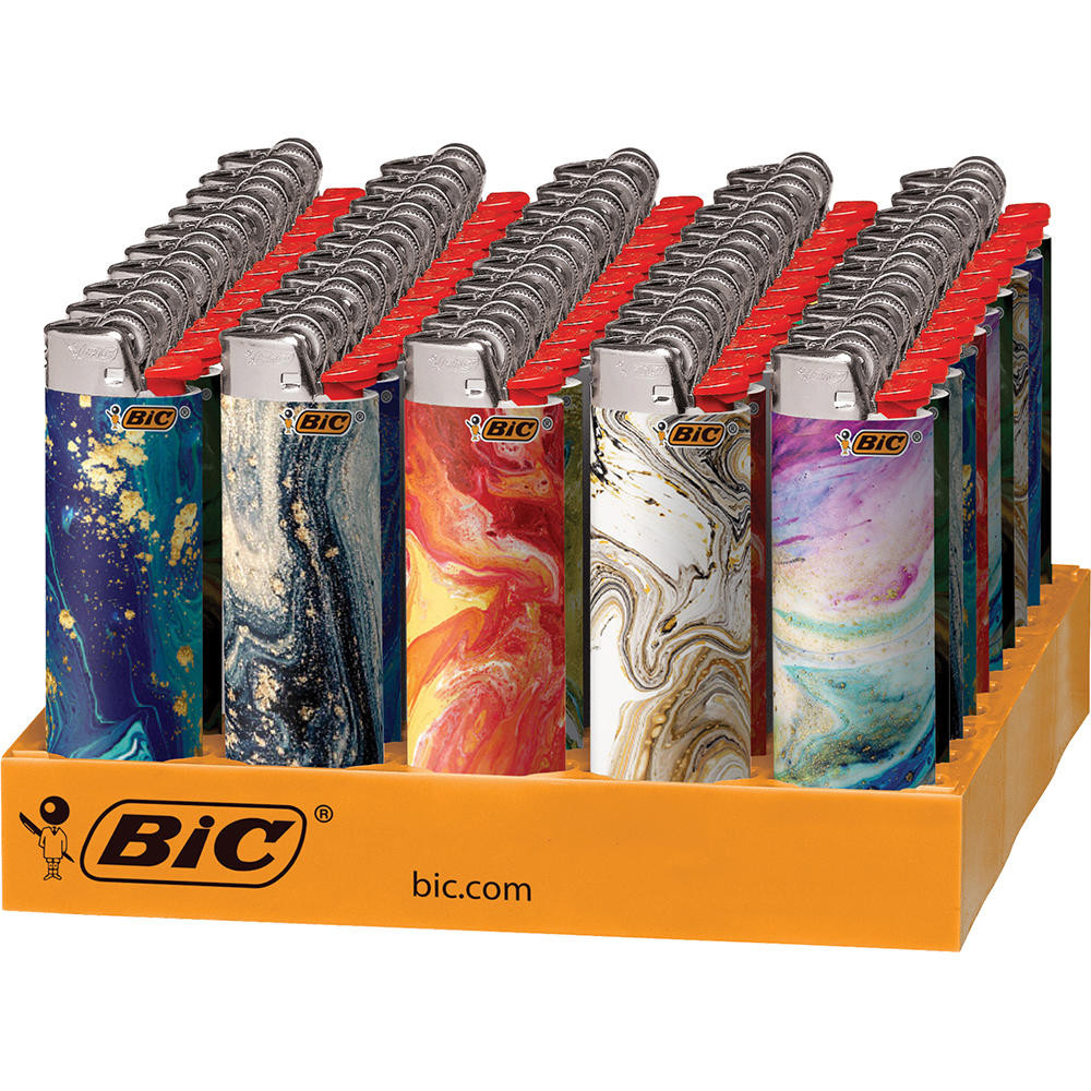 BIC MARBLE LIGHTER DISPLAY - 50CT