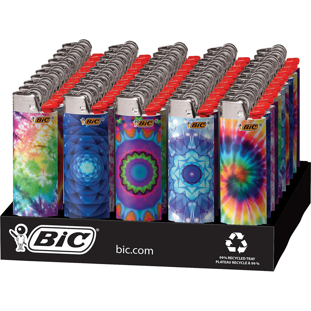 BIC PSYCHEDELIC LIGHTER DISPLAY - 50CT