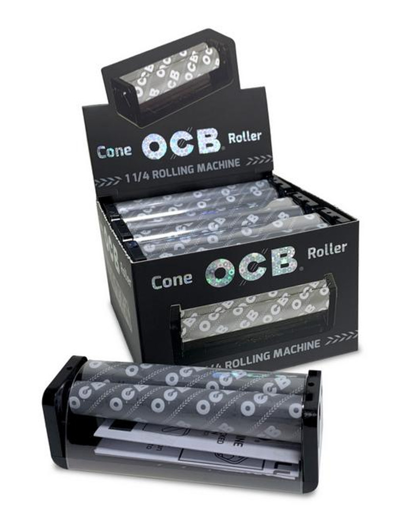 OCB 1 1/4 CONE ROLLER 110MM - 6CT DISPLAY