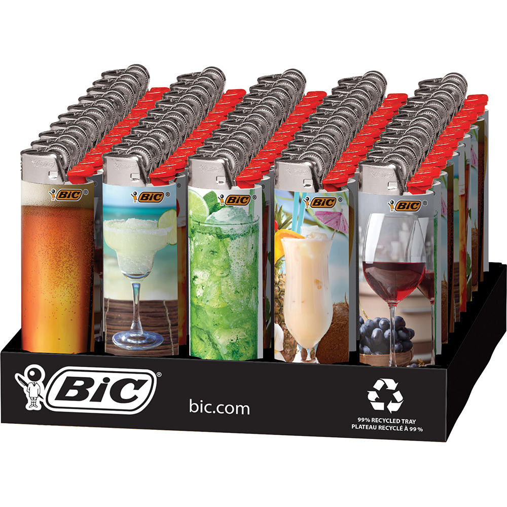 BIC CHEERS SERIES LIGHTER DISPLAY - 50CT