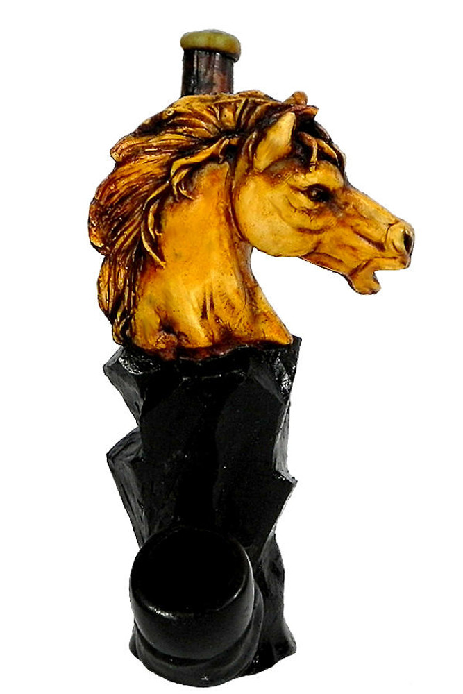 HAND CRAFTED HORSE HANDPIPE 7