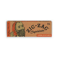 ZIG-ZAG UNBLEACHED 1 1/4 SLIM SIZE ROLLING PAPER - 24CT DISPLAY