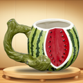 CERAMIC WATERMELON PIPE MUG - 1CT