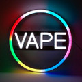 ROUND NEON SIGN WITH REMOTE VAPE